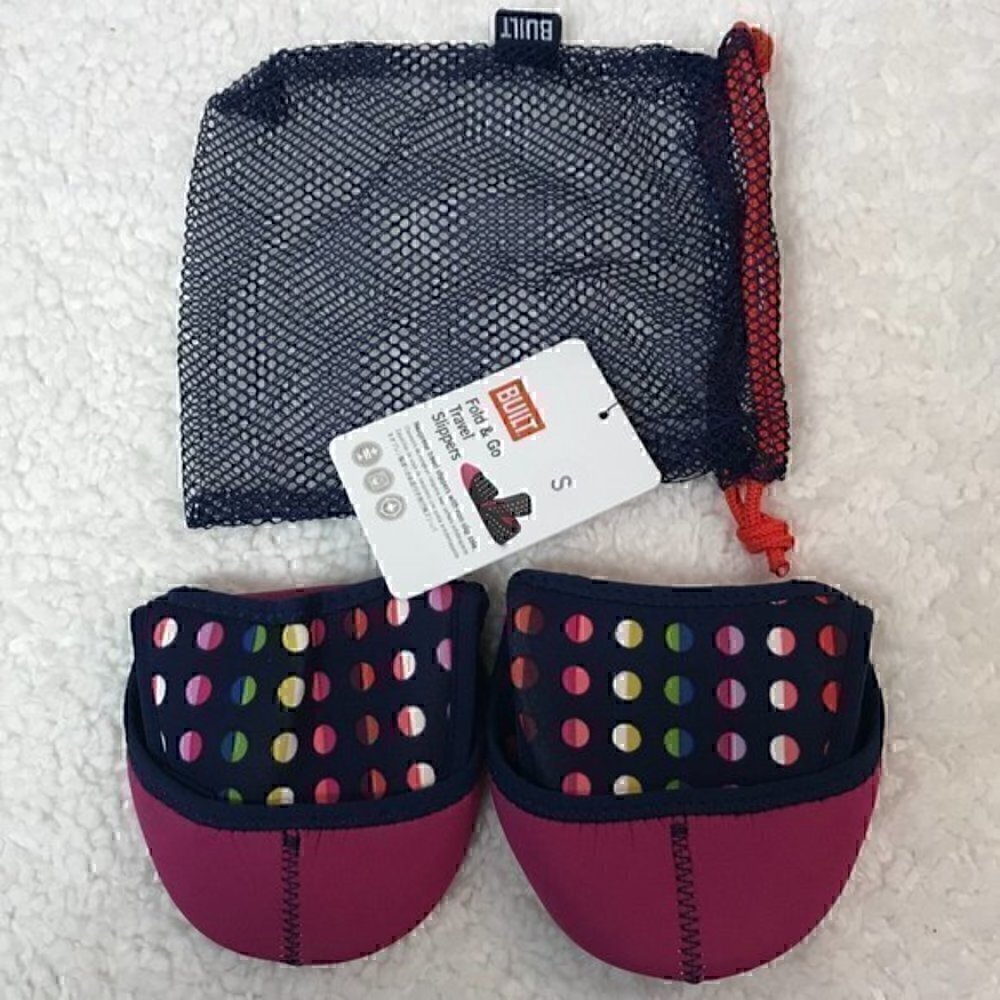 Built NY Youth Fold & Go Travel Slippers - Picture 2 of 4